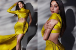 Janhvi Kapoor looks drop-dead gorgeous in a bold yellow outfit, see pics